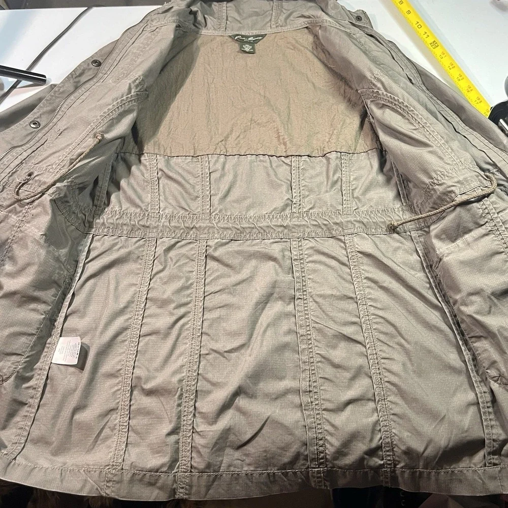 VTG Eddie Bauer Women's Military Style Utility‎ Jacket XS Long Water Resist